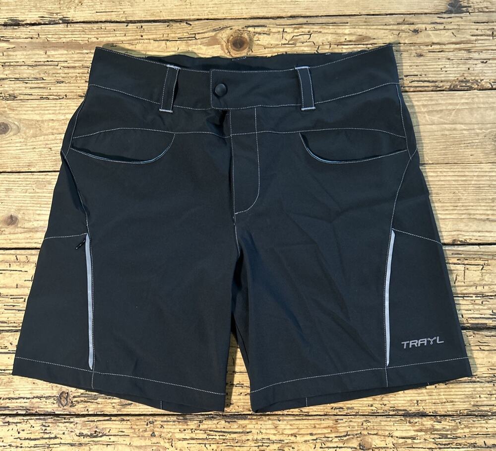 Trayl Womens Size M Black Outdoor Athletisure Shorts
